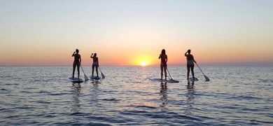 Cover for Sunset stand-up paddle in Ibiza