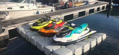 Our Jet Skis are very modern and safe