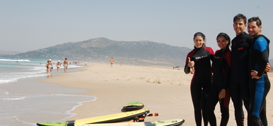 Surfing in Tarifa