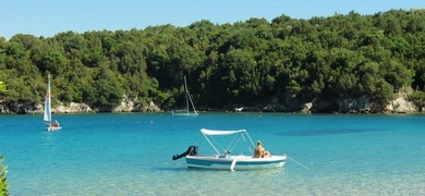 Boat trip in Corfu