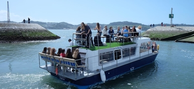 party boat in Lisbon 