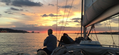 Private sunset sailing tour in Cascais Cover