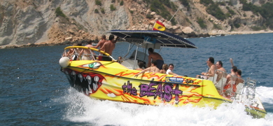 Cover for private motorboat from Dénia