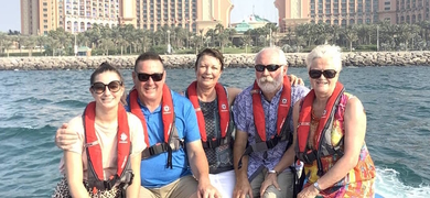 Dubai speedboat tour cover