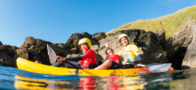Kayaking tour in Newquay