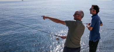 Fishing in Barcelona