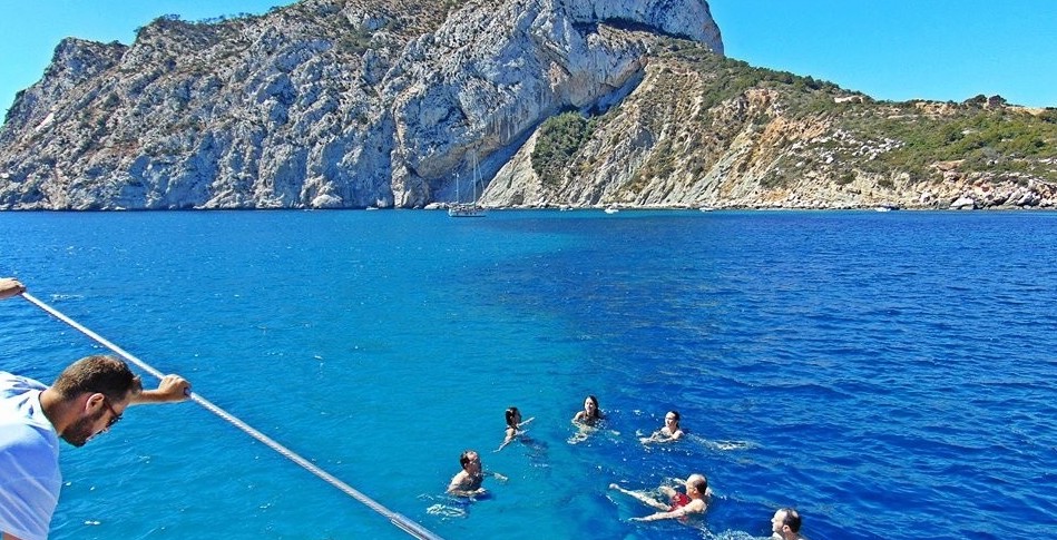 Boat tour with swimming from Málaga