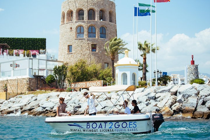 Boat Rental in Marbella without license