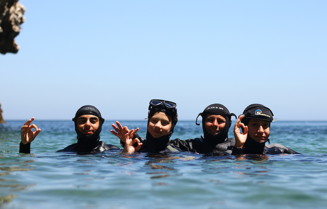 First Scuba Dive in the Ocean in Sesimbra