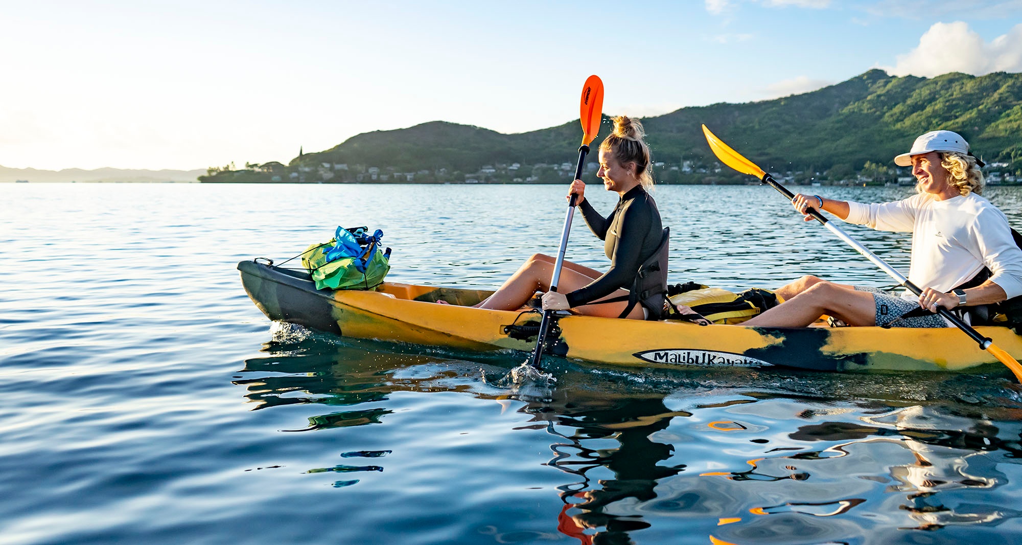 Kaneohe Bay kayak and snorkeling gear rental