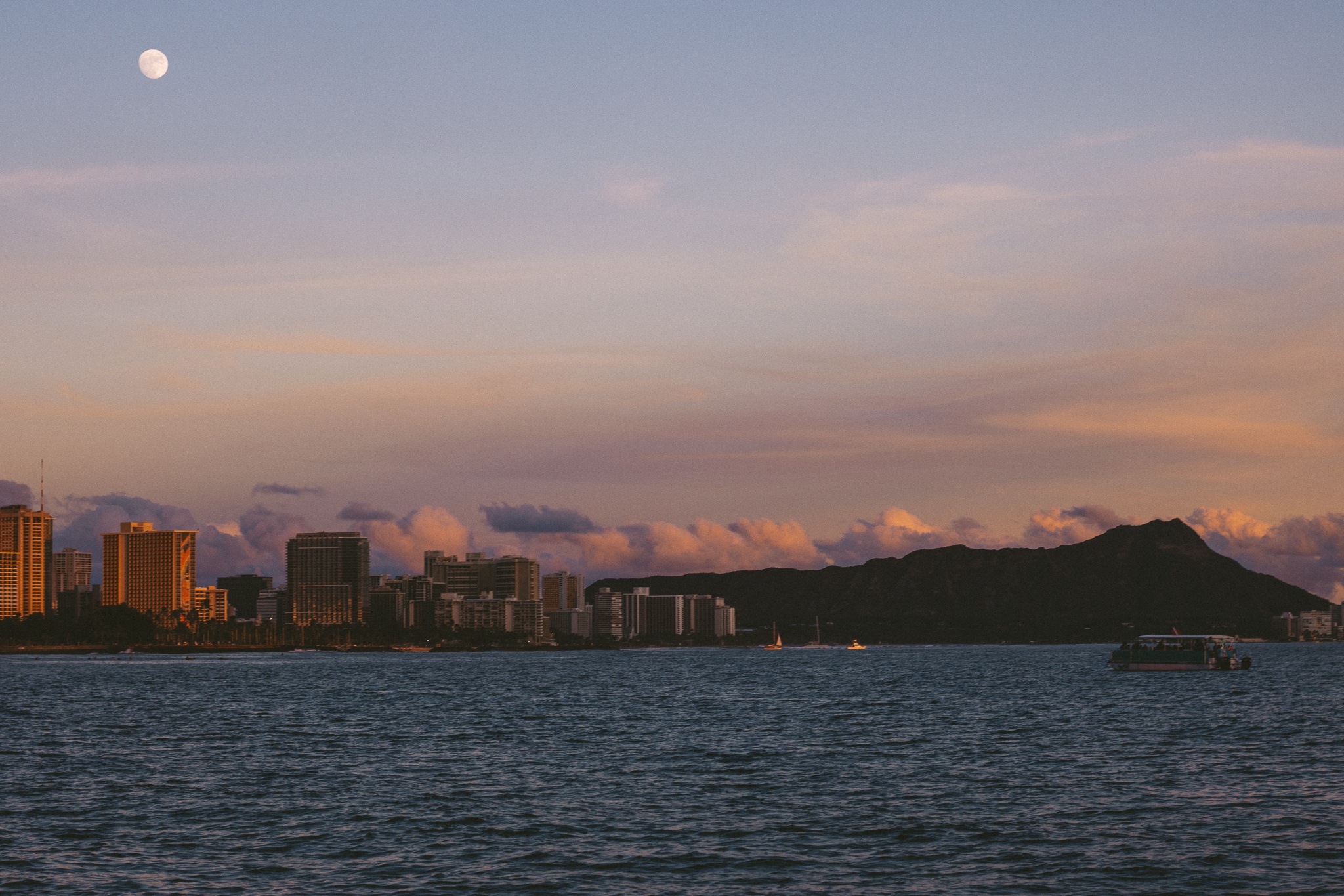 Sunset + Whale Watching Cruise in Waikiki