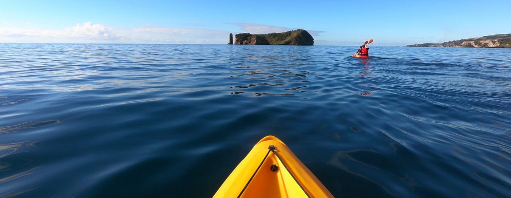 Kayak in Azores with SeaBookings