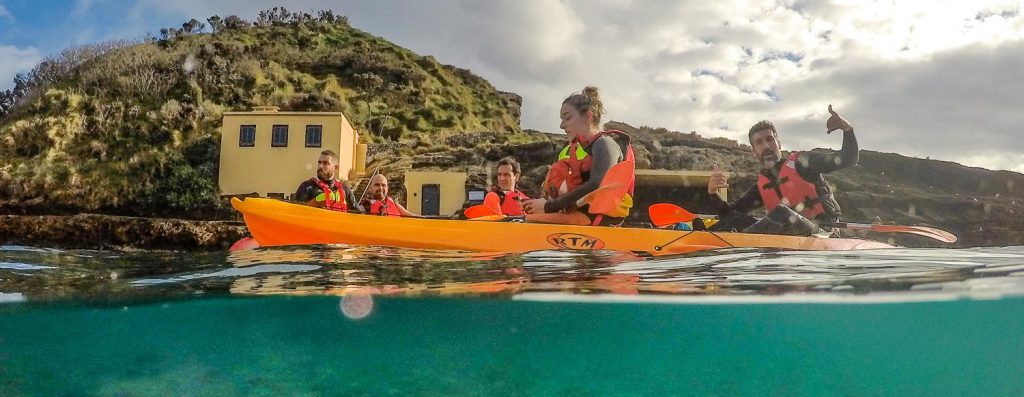 Kayak in Azores