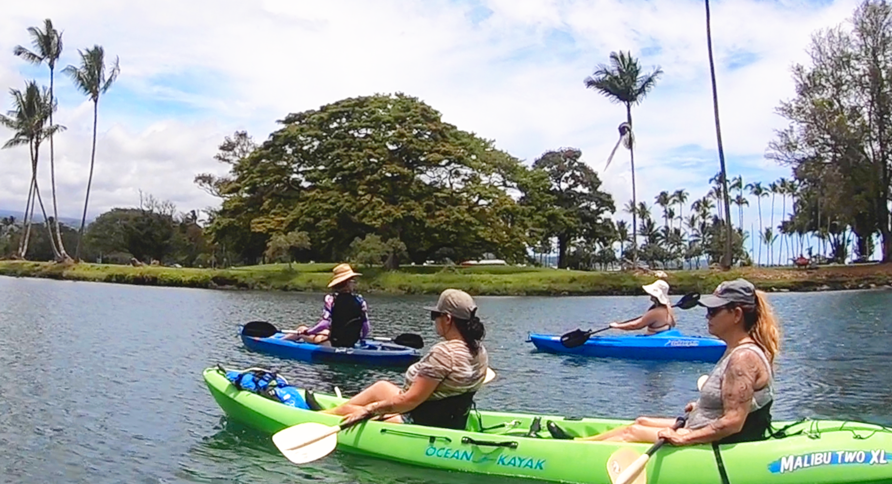Wailoa River to King Kamehameha Statue Kayak in Hilo