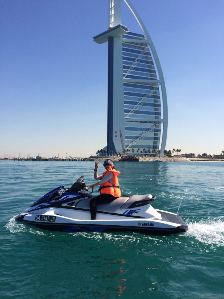 On a jet ski you can explore the city even better!