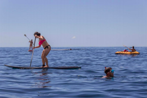 Try some snorkeling, try out stand up paddle and even paddle in a kayak