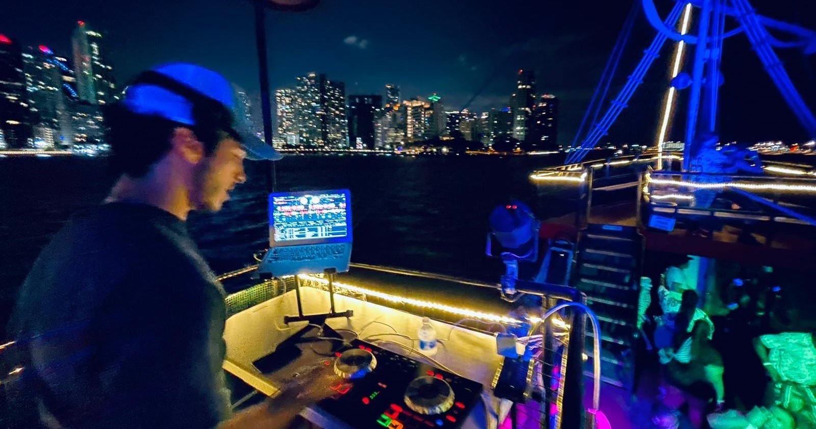 Night Boat Party in Miami