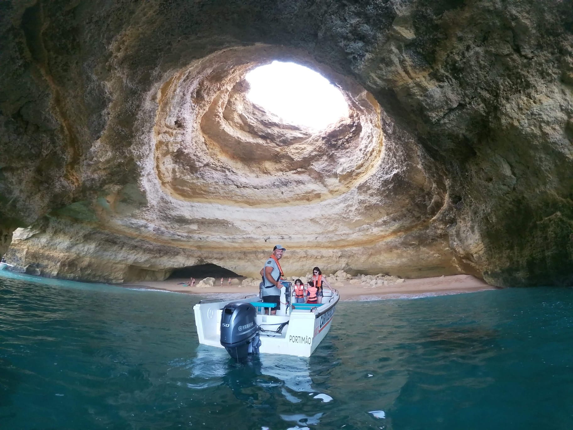 Inside Benagil Cave