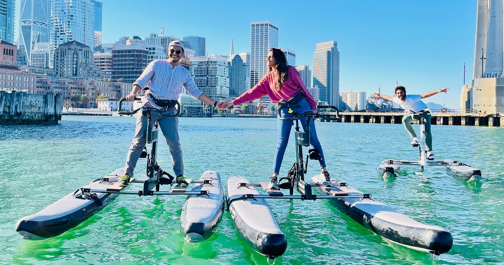 Waterbike in Mission Bay