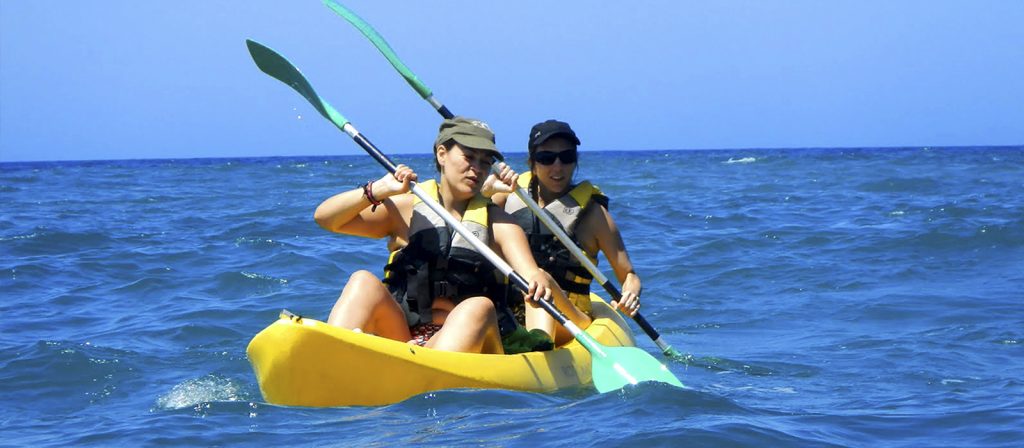 Each kayak takes 2 people