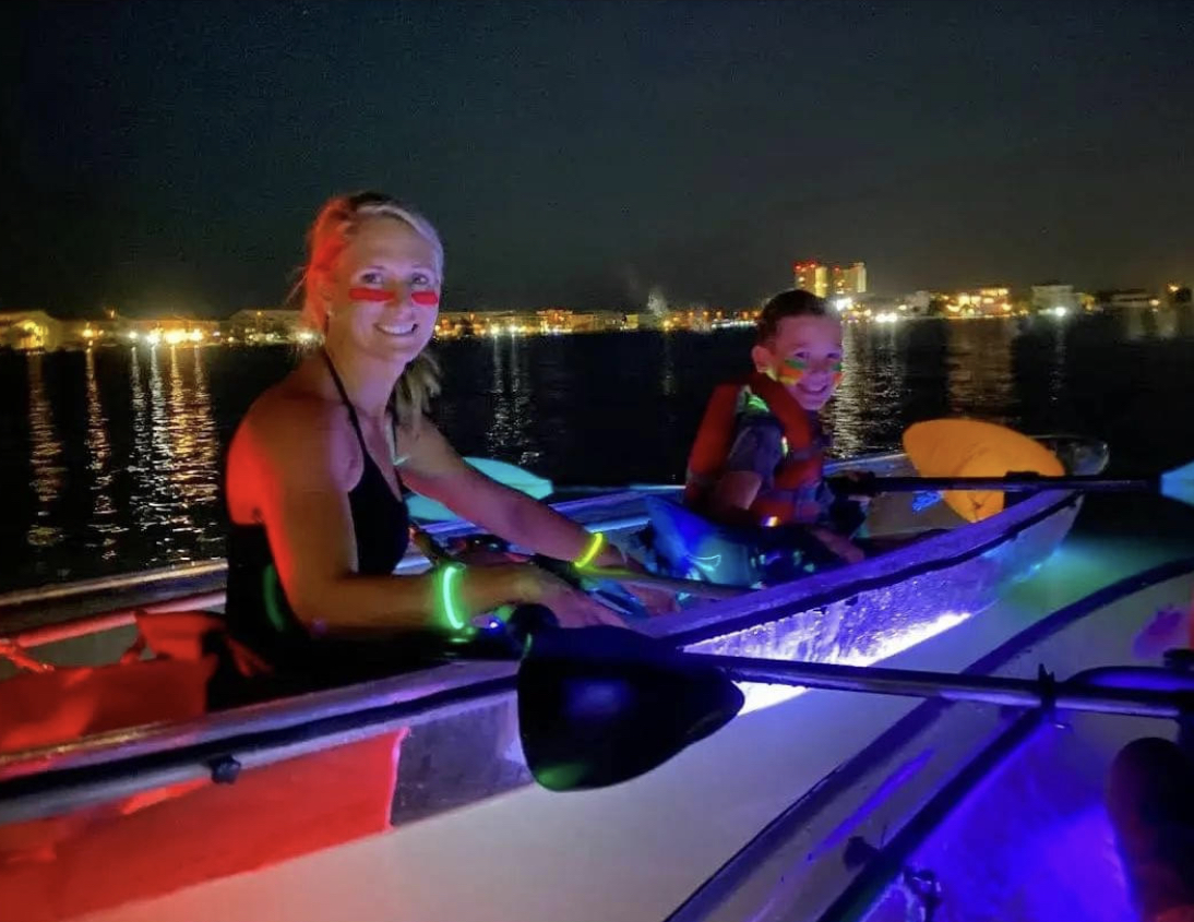 Night Time Paddle in Pensacola Beach