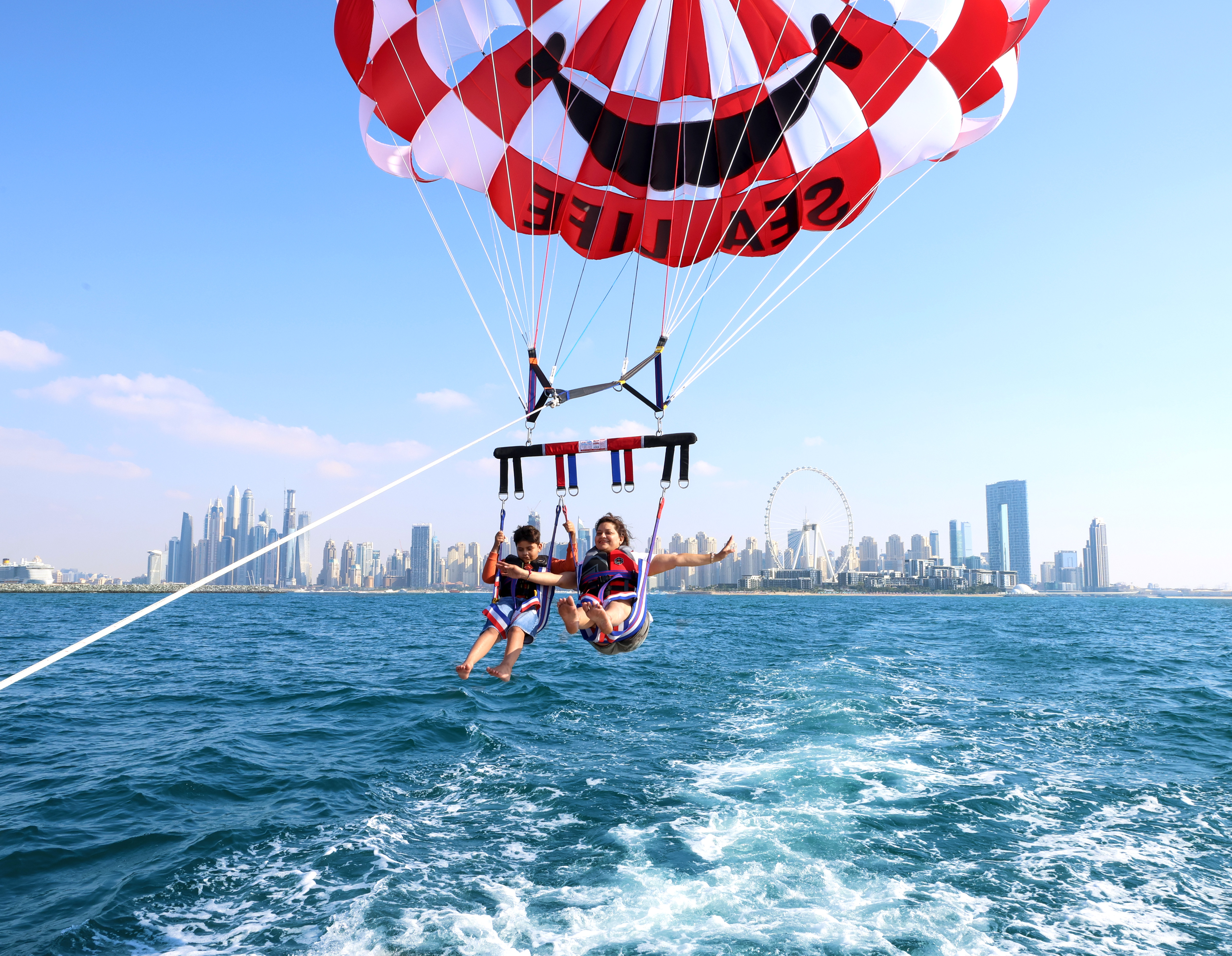 Parasailing Ride in Dubai JBR Beach