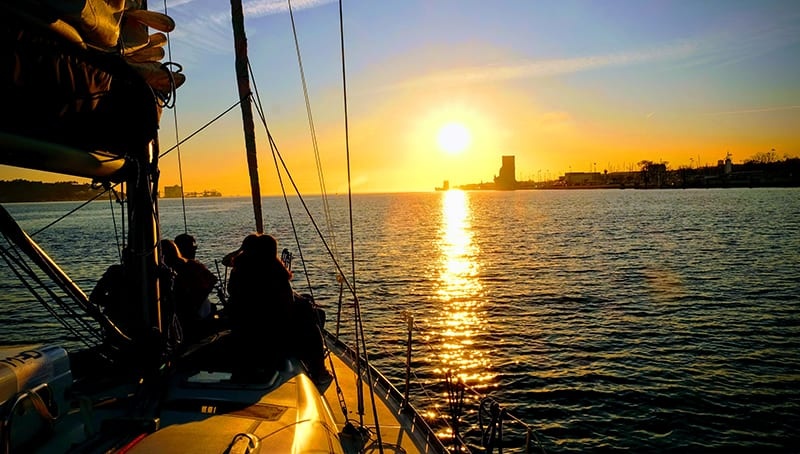 Sunset Sightseeing Boat Tour in Lisbon