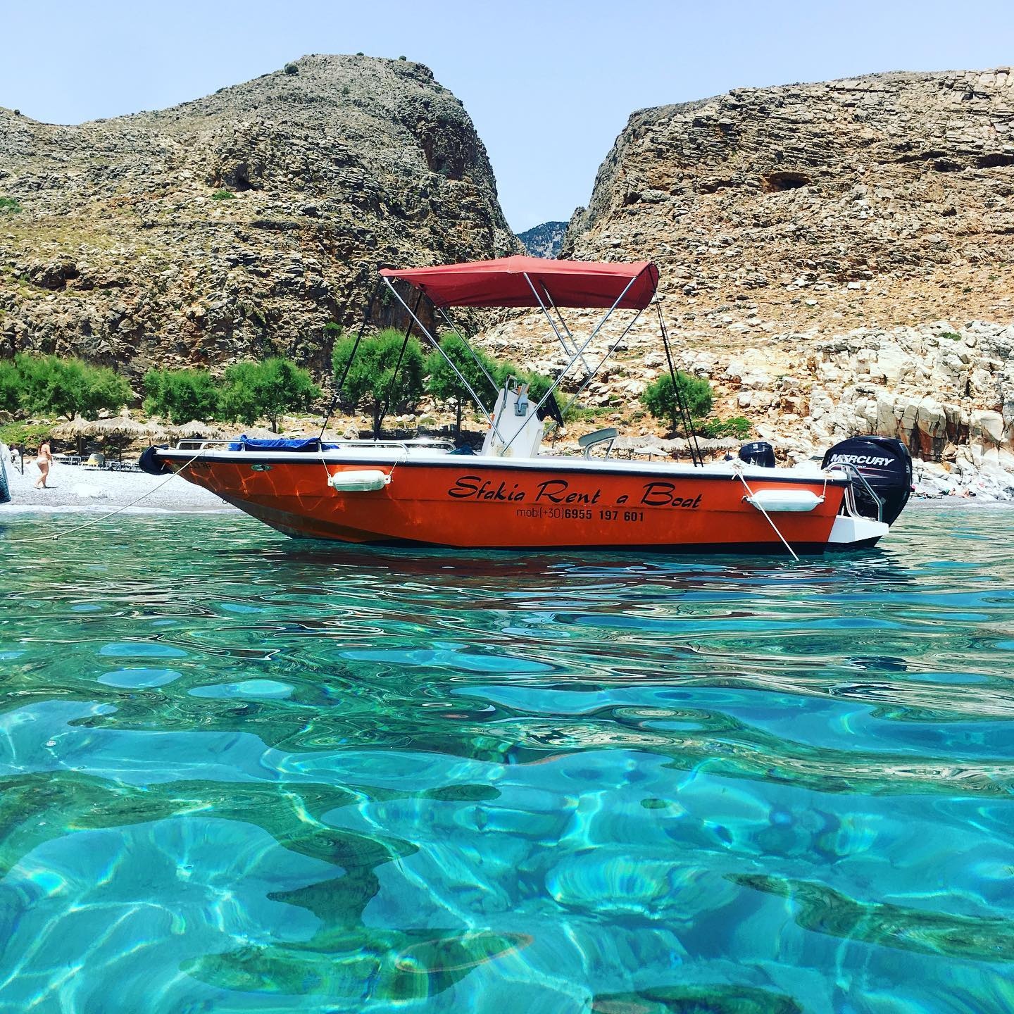 Private Motorboat from Sfakia in Crete