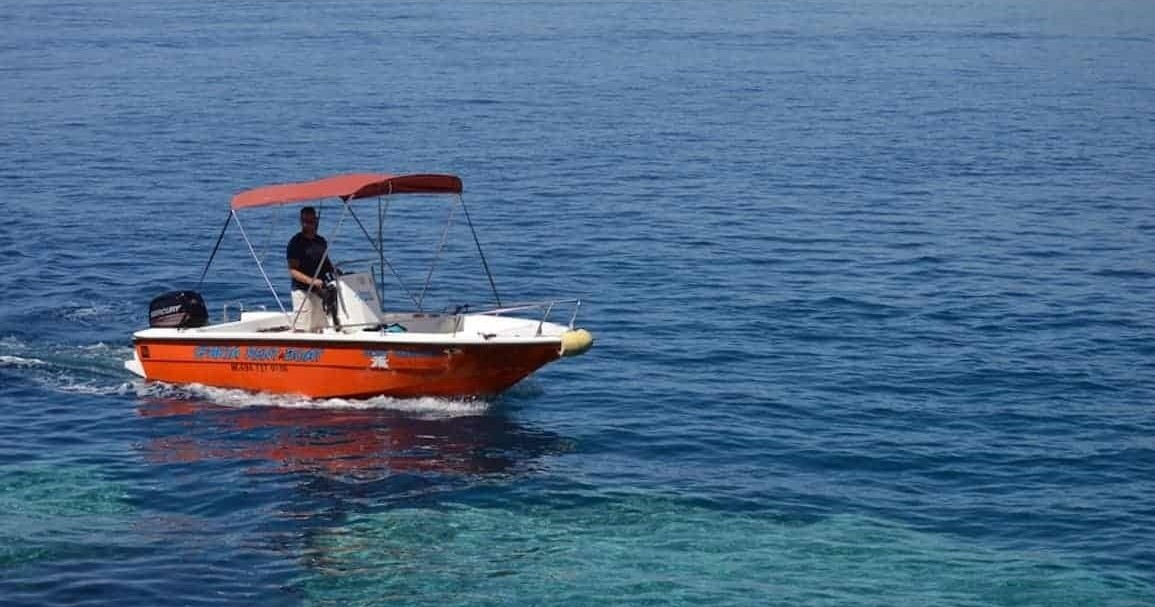 Boat Rental from Bay Marathi in Crete