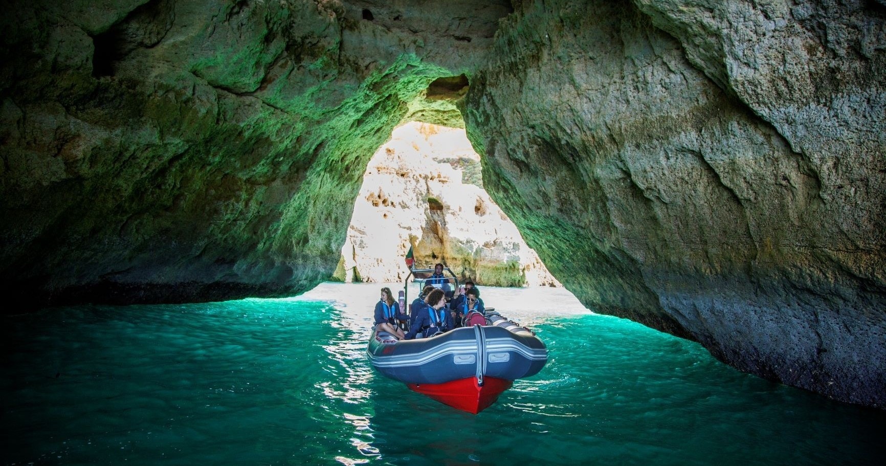 Caves and Dolphins Boat Tour in Albufeira