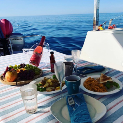 Catering on your private yacht around  Portimão
