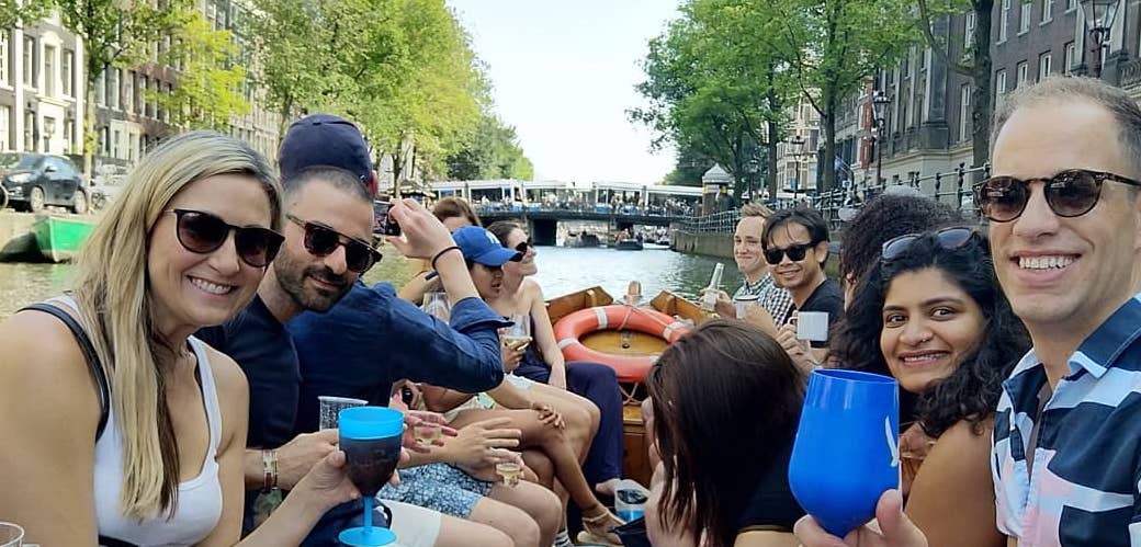 Open Sundeck Boat Tour in Amsterdam