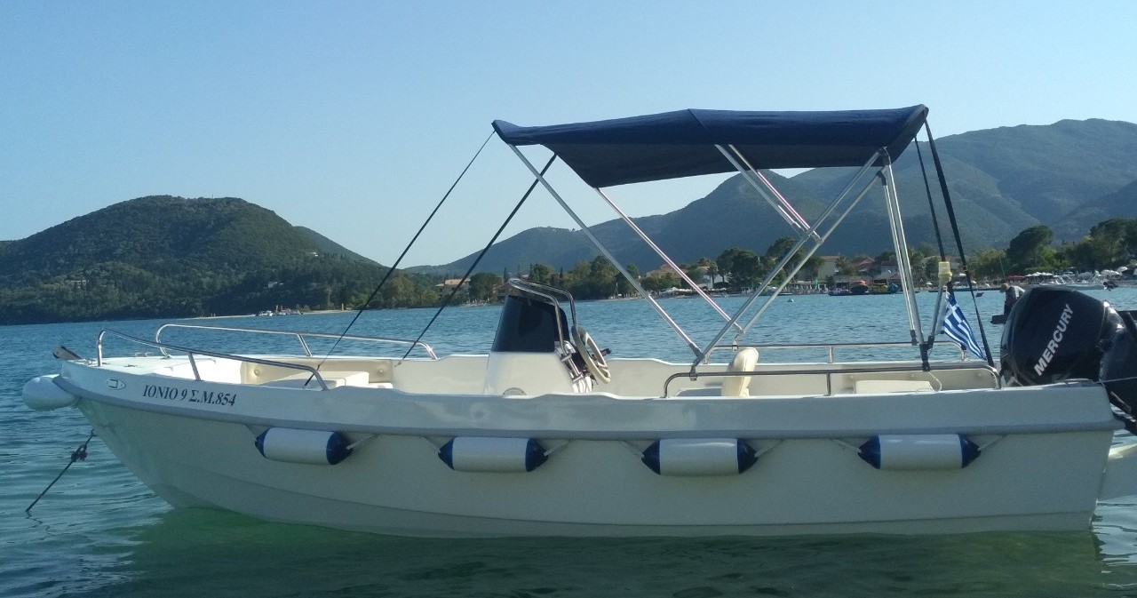 Motorboat Rental from Meganisi Beach