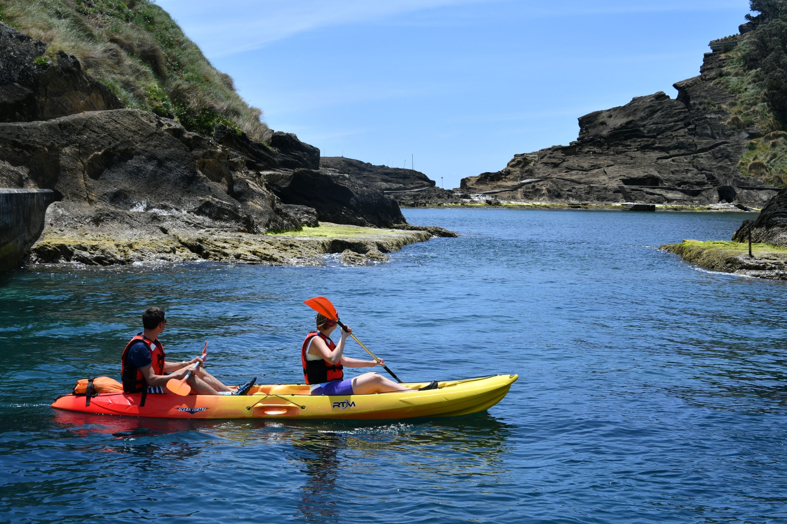 Kayak rental in the islet of Vila Franca Campo