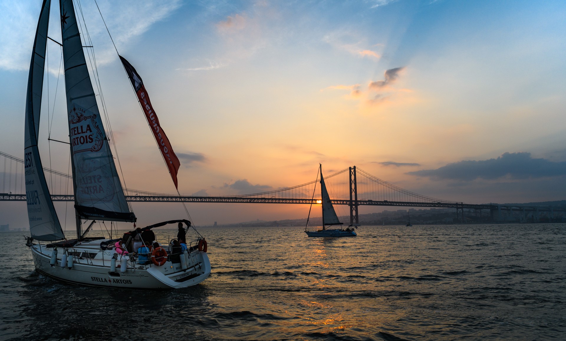 Cover for Sunset sailing in Lisbon
