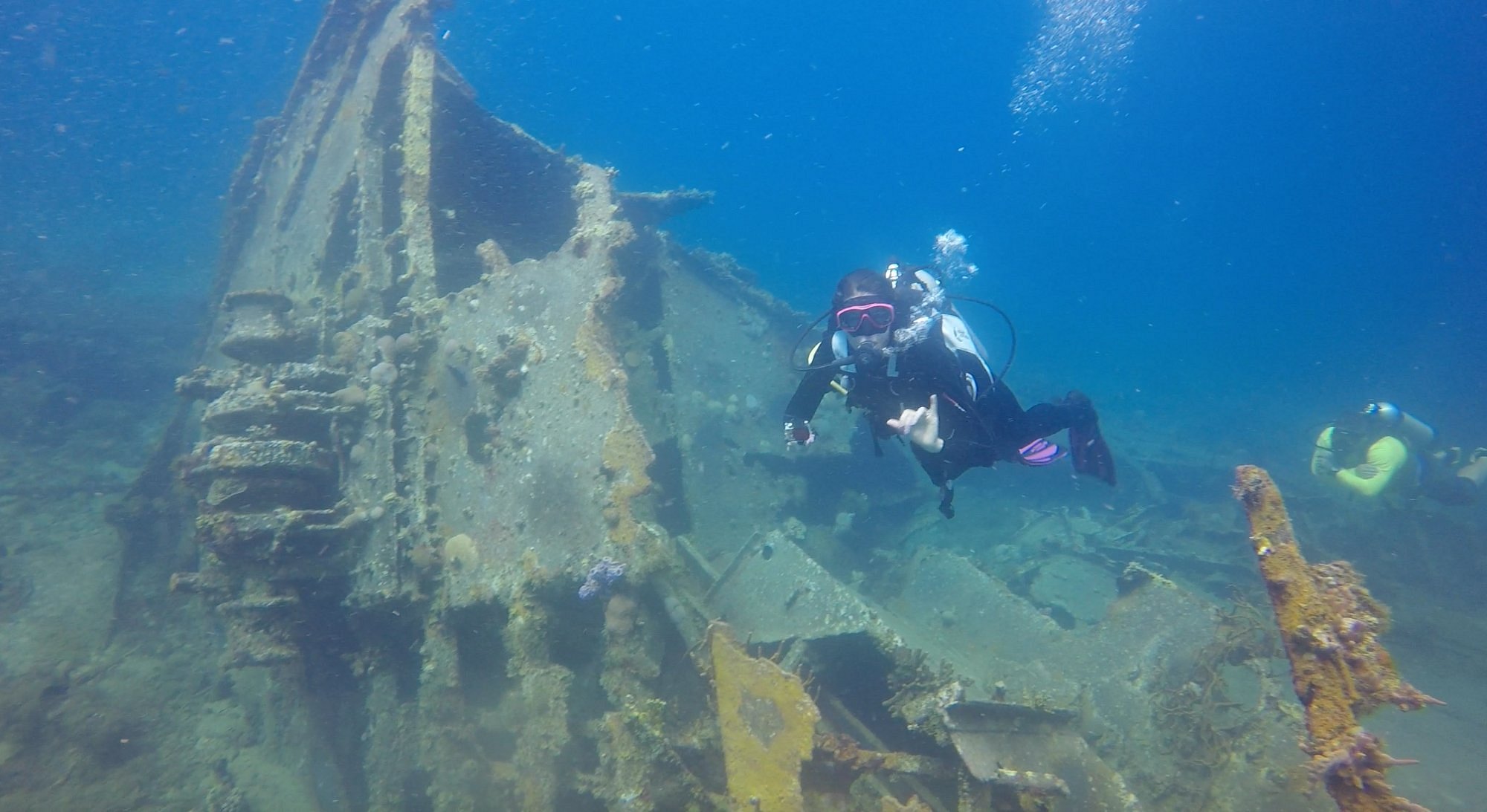 diving shipwreck st thomas