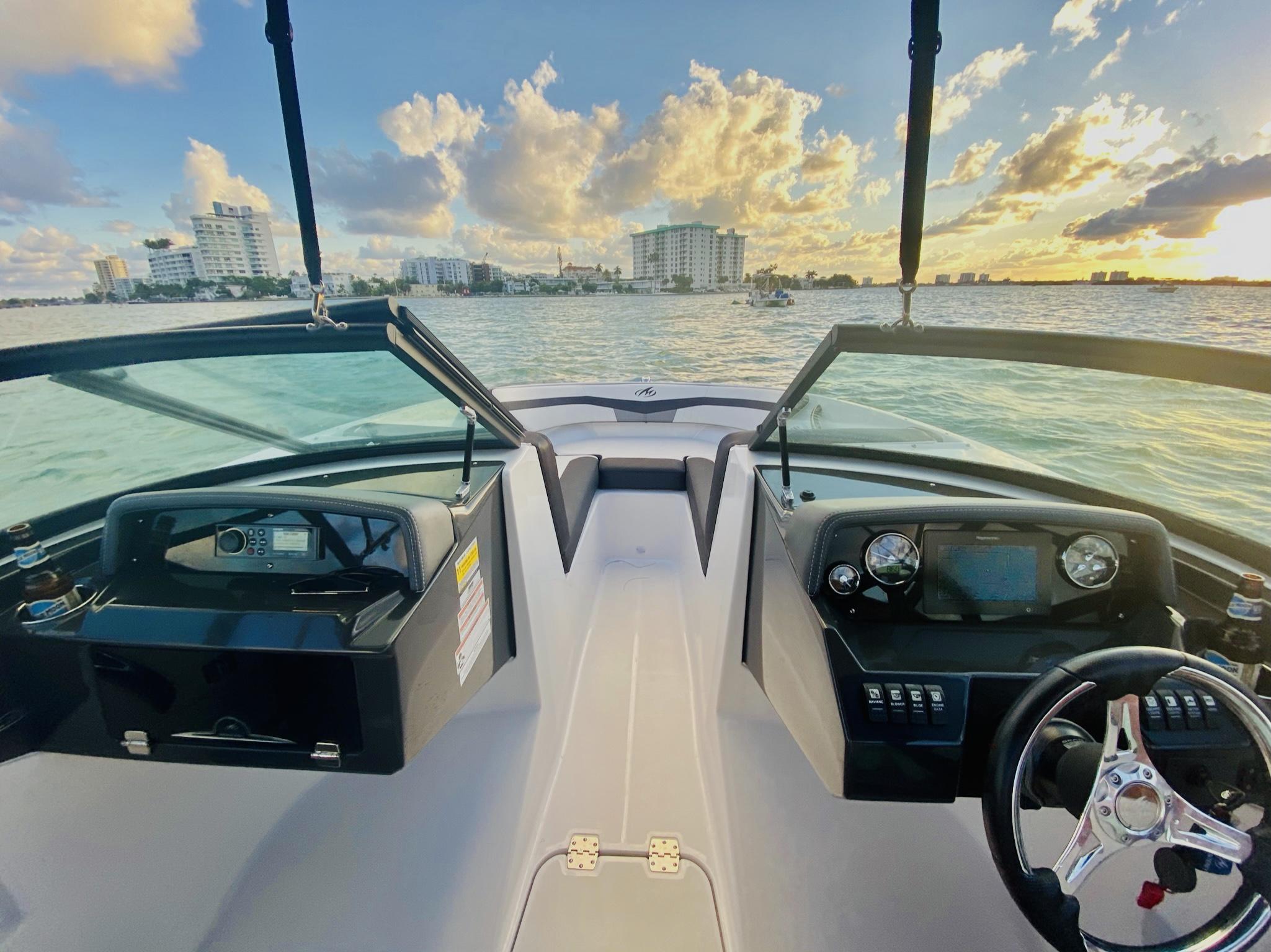 sunset boat tour in miami