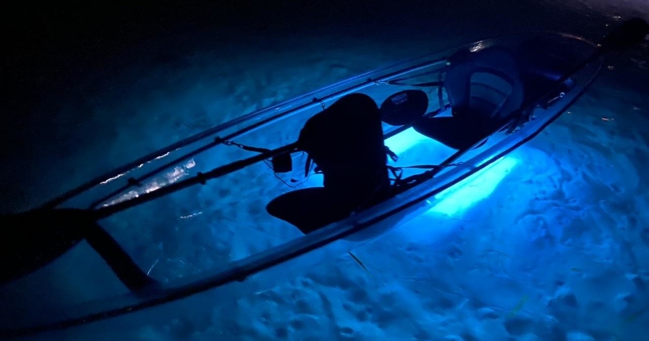 night kayak trip 