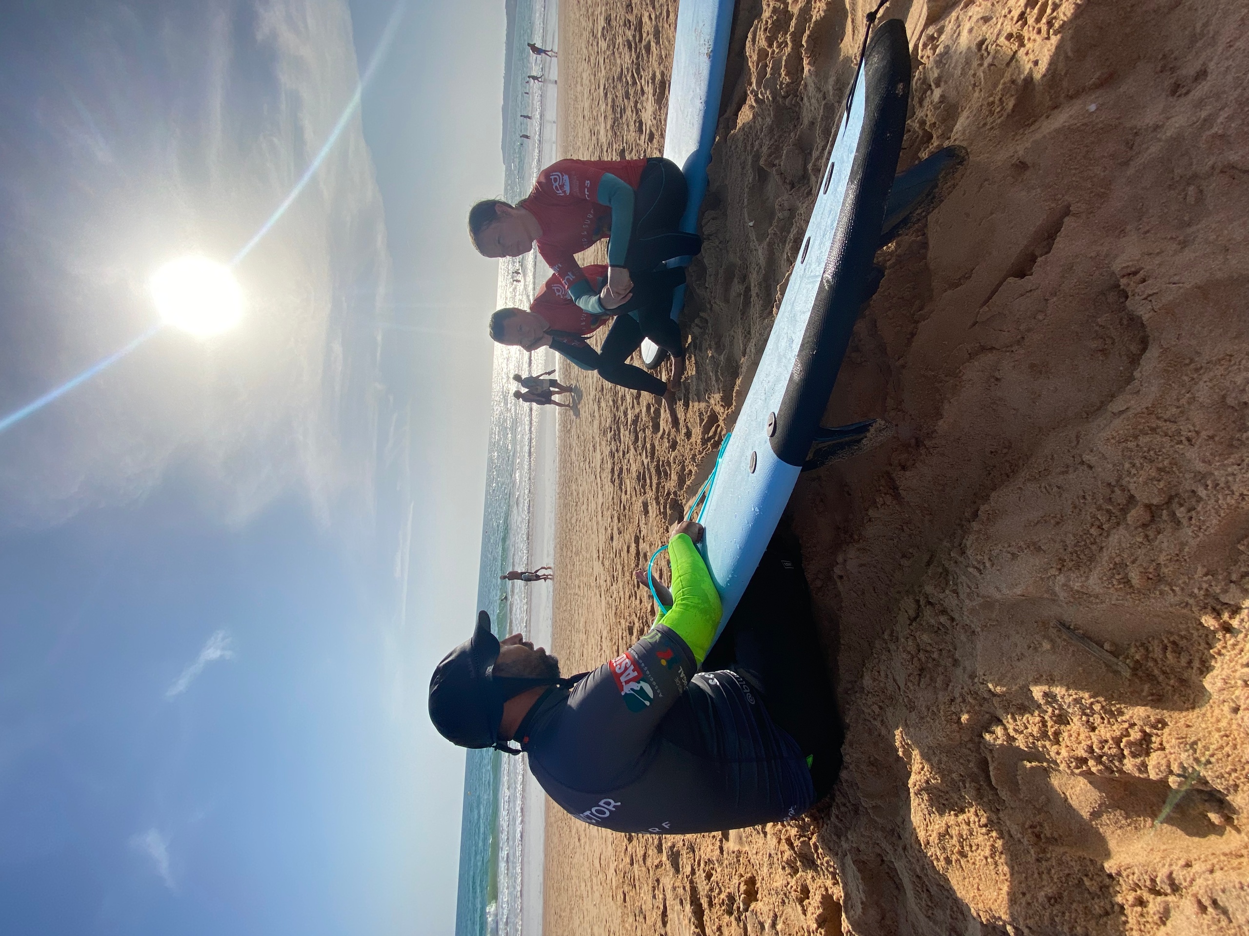 Small Group Surfing in Armação de Pêra