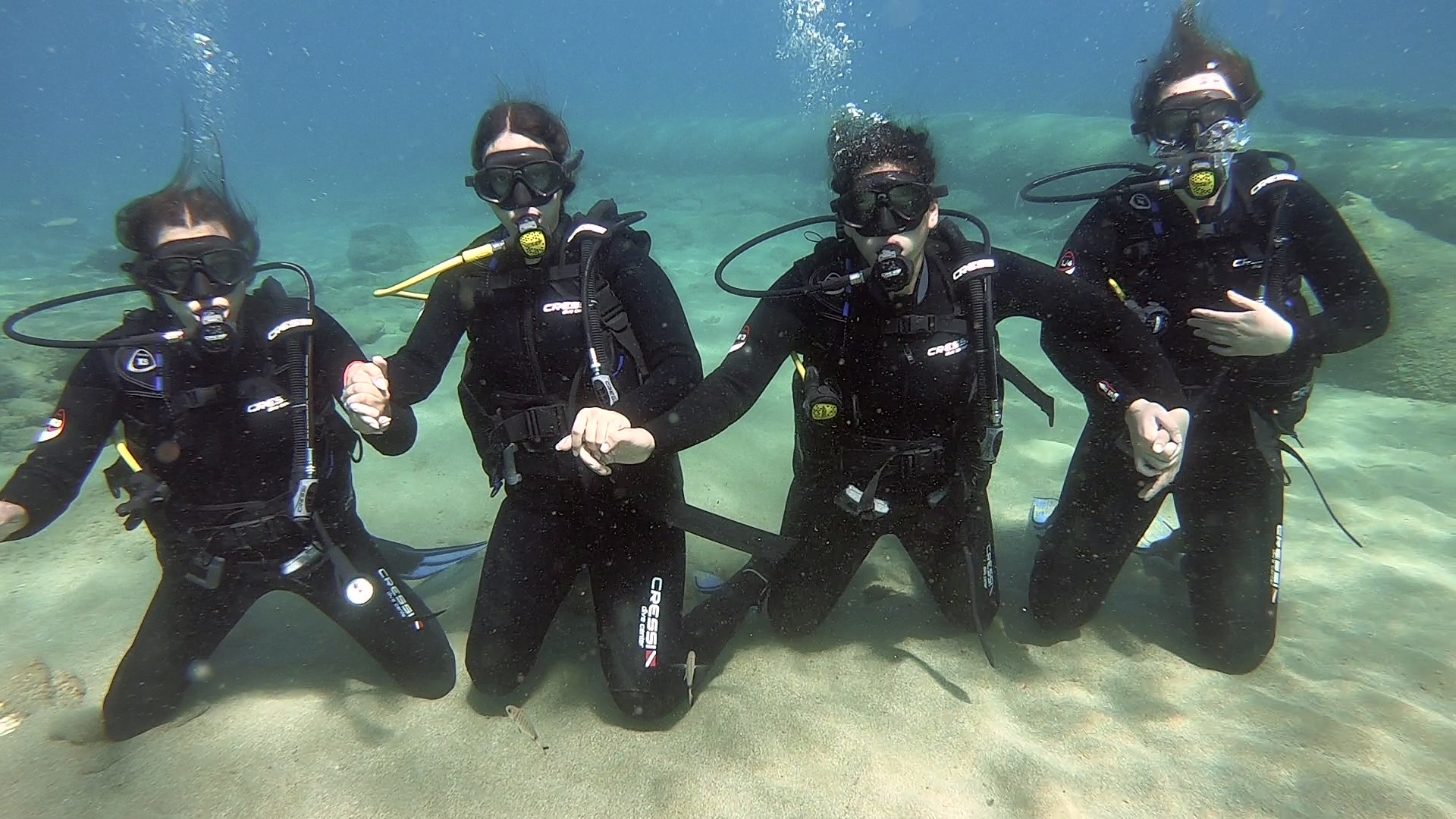 First Time Scuba Diving in Crete