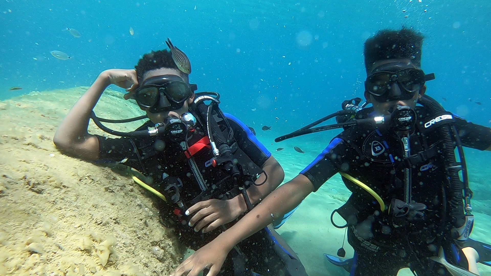 First Time Scuba Diving in Crete