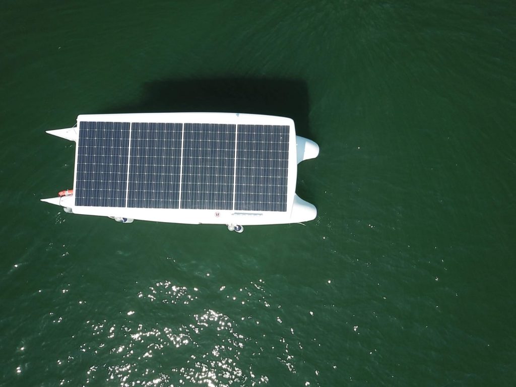 Cover for Private sunset solar boat tour in Lisbon