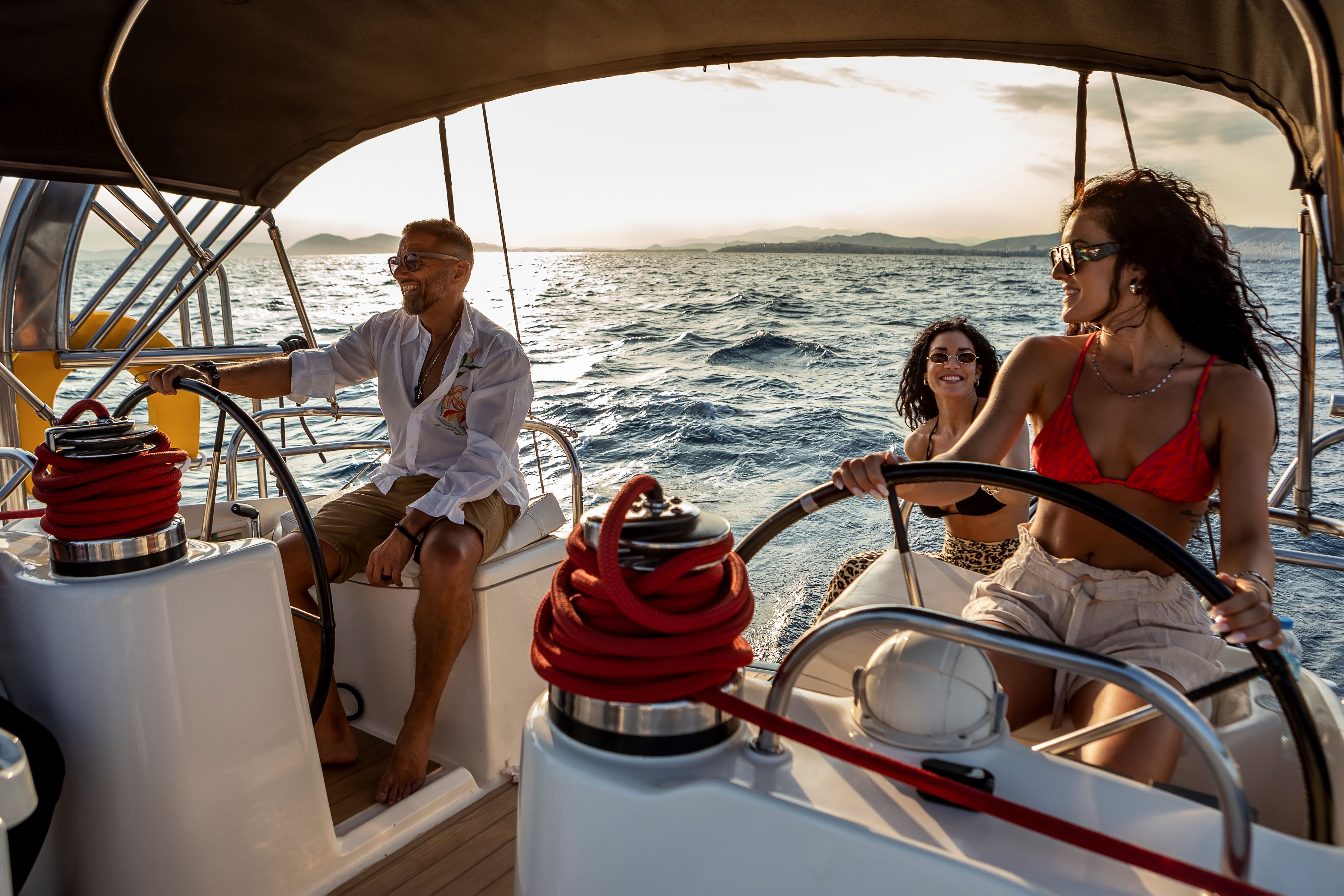 Private Luxury Sunset Sailing Cruise in Athens