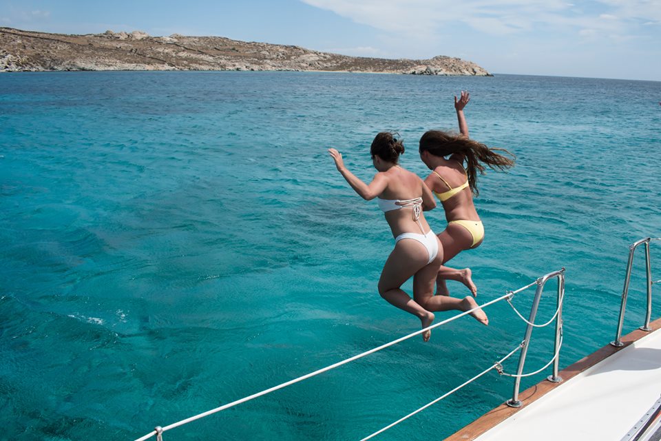Take a refreshing dive in the aegean sea