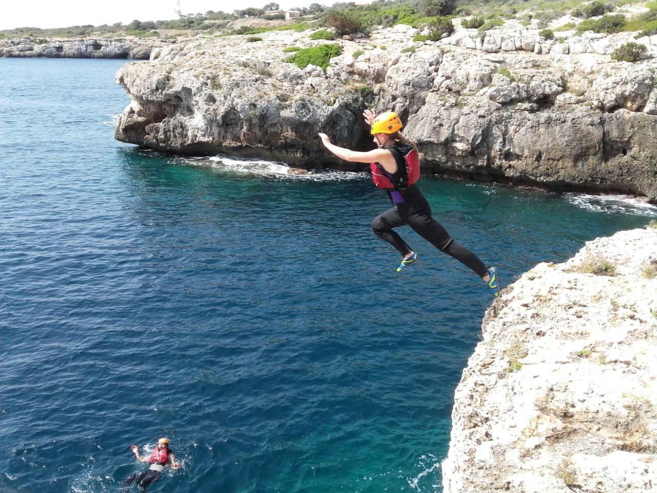 Cliff jumping in Mallorca