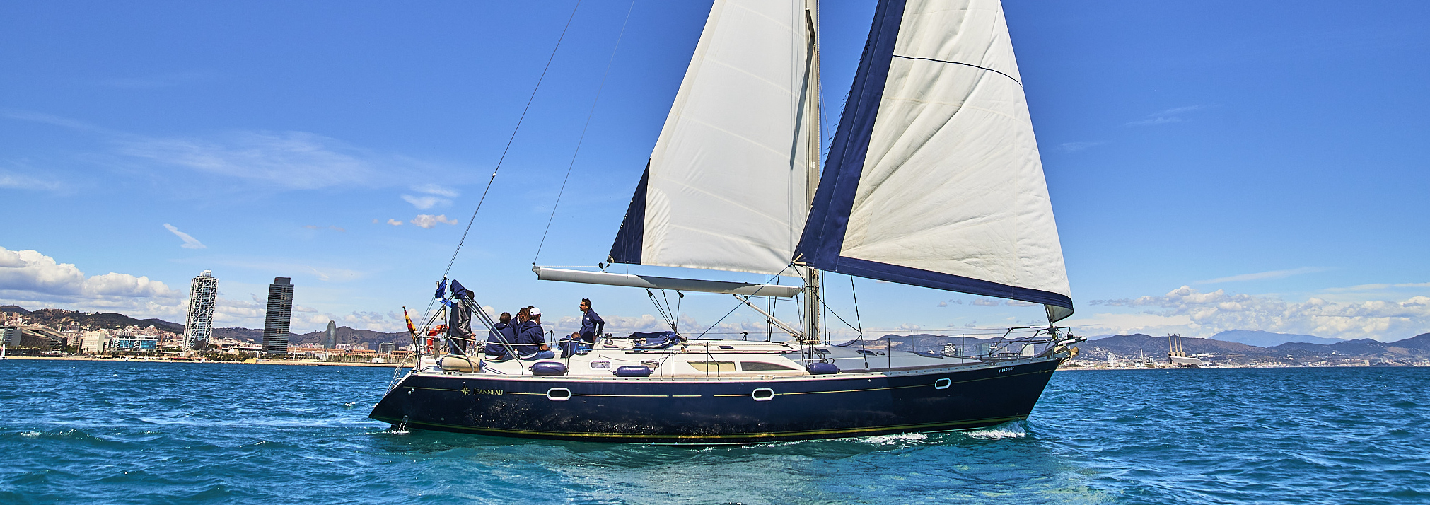 Cover for private sailing charter in Barcelona