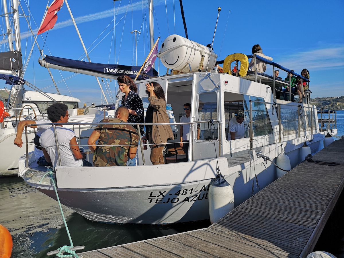 party boat charter in Lisbon