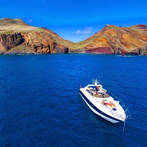 Yacht on Madeira