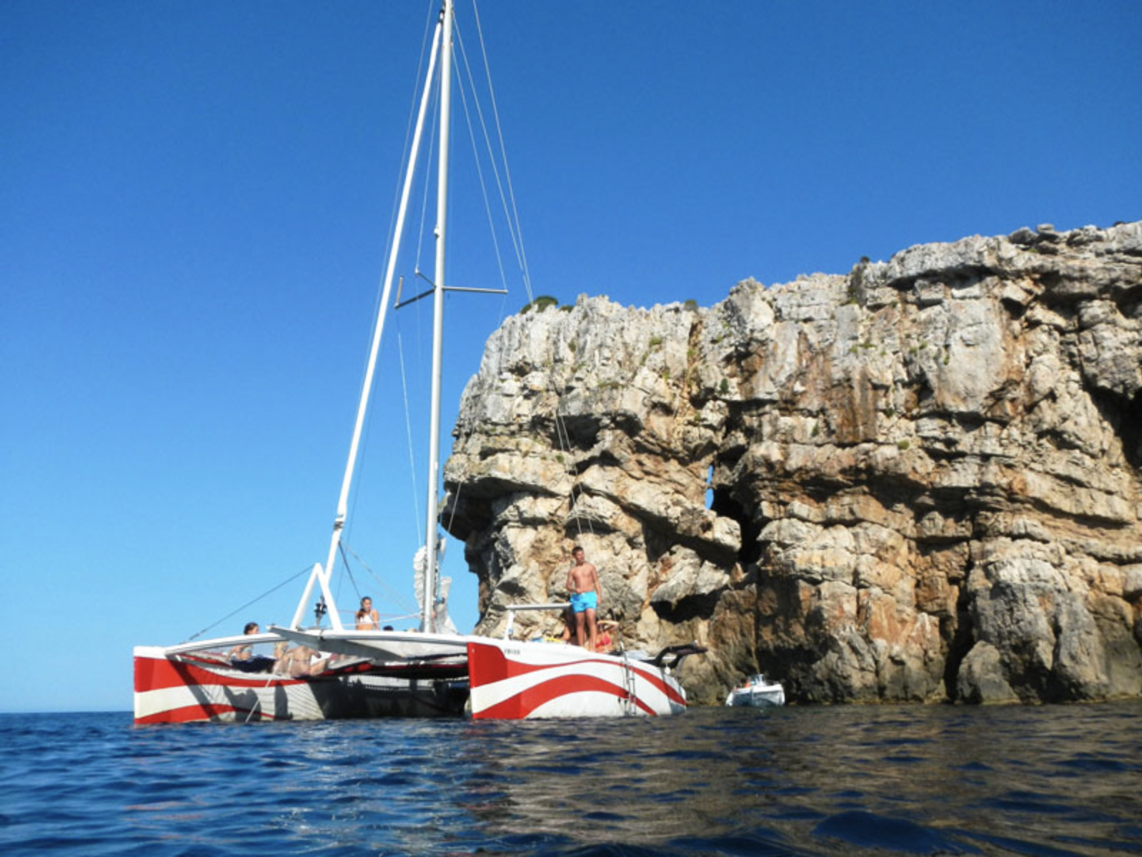 Menorca sailing catamaran