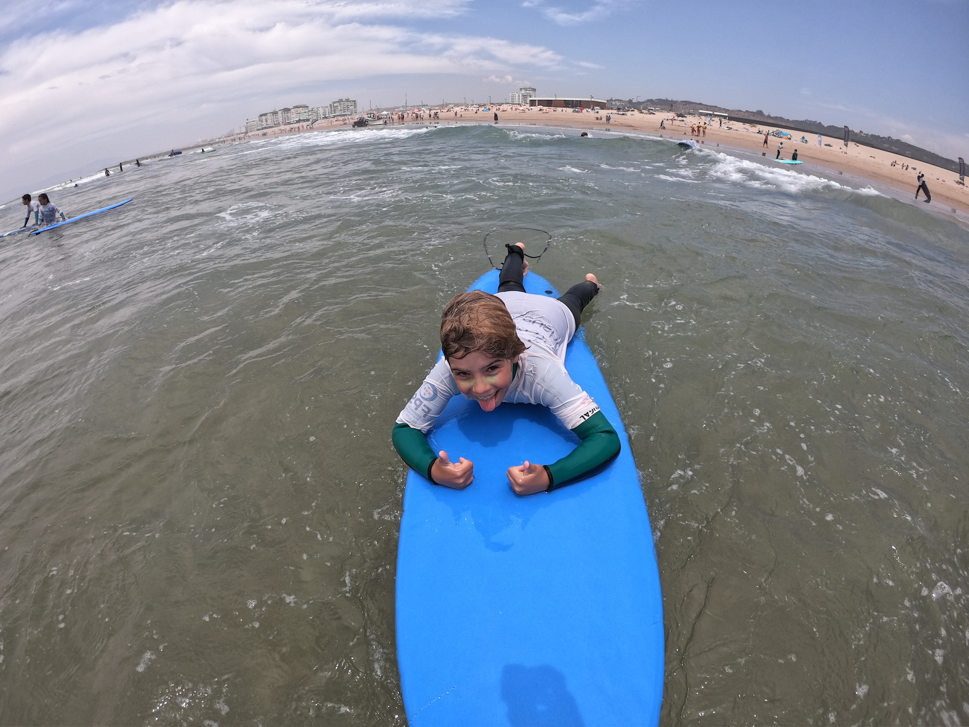 Lisbon surfing kids
